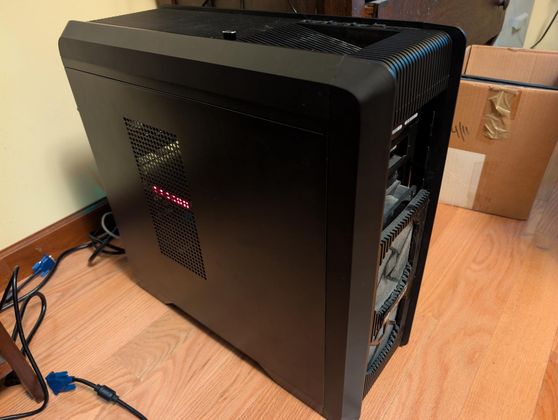 Cougar Pioneer-X case with modified front panel