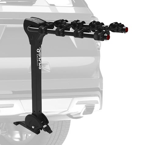 Young Electric 4-Bike Hitch Bike Rack, EASY FOLD Bike Carrier, 120 LBS Capacity, Fits 1.25'' and 2'' Receiver