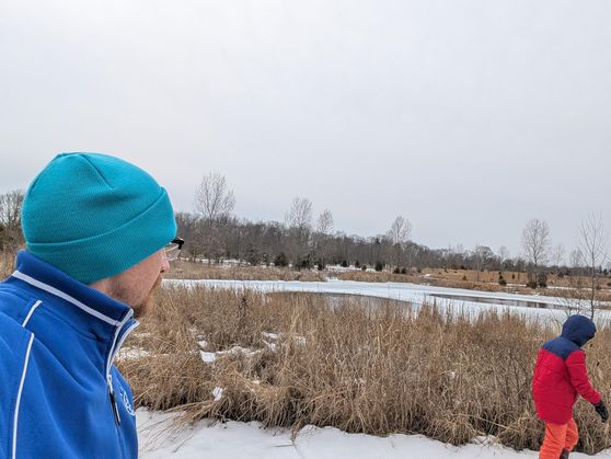 Frozen pond