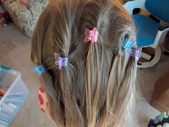 In use on hair
