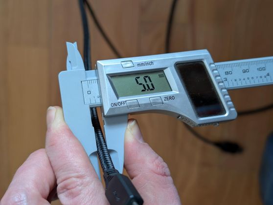 Cable diameter