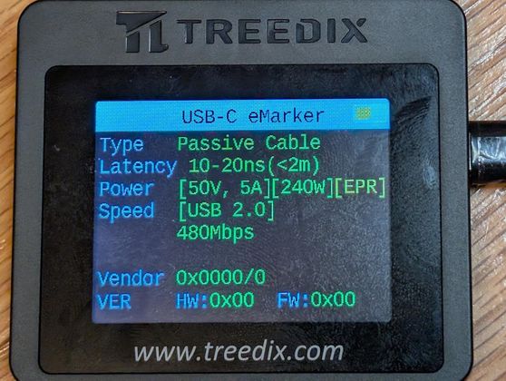 eMarker display close-up