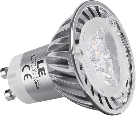 Lighting EVER Dimmable 4W GU10 LED Bulbs, 35W Equivalent, Recessed Lighting, Track Lighting, Warm White