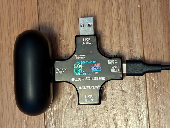Charging port and display